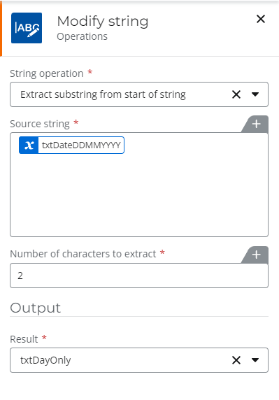 NWC Scheduled Start Workflow - Run 1st day of month - Modify String